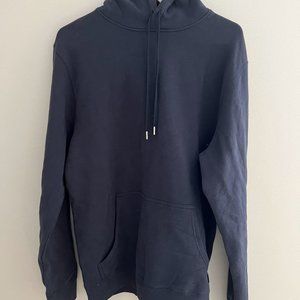 Sunspel Hoodie in Navy